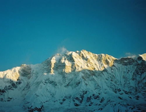 Annapurna I mountain peak in Nepal's Annapurna region