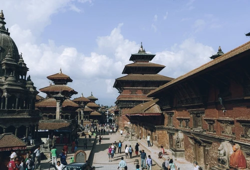 Bhaktapur, Patan, and Kathmandu Durbar Squares showcasing ancient palaces, temples, and Newar architecture in Kathmandu Valley, Nepal.