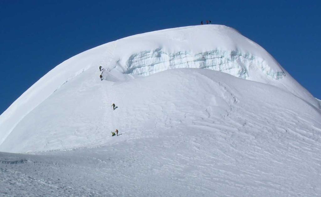 Mera Peak expedition showcasing the highest trekking peak in Nepal Himalayas