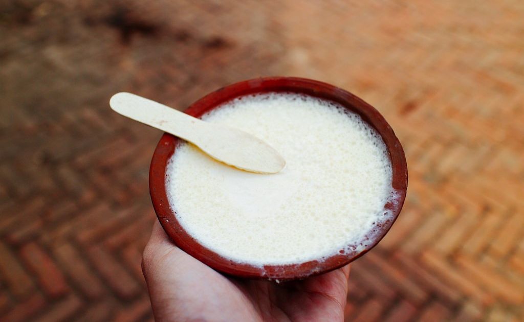 Jjun Dhau a Nepali dessert