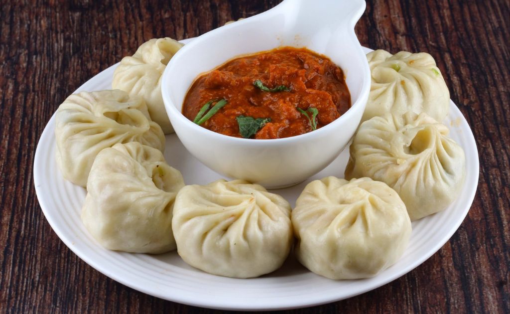 Nepali food momo