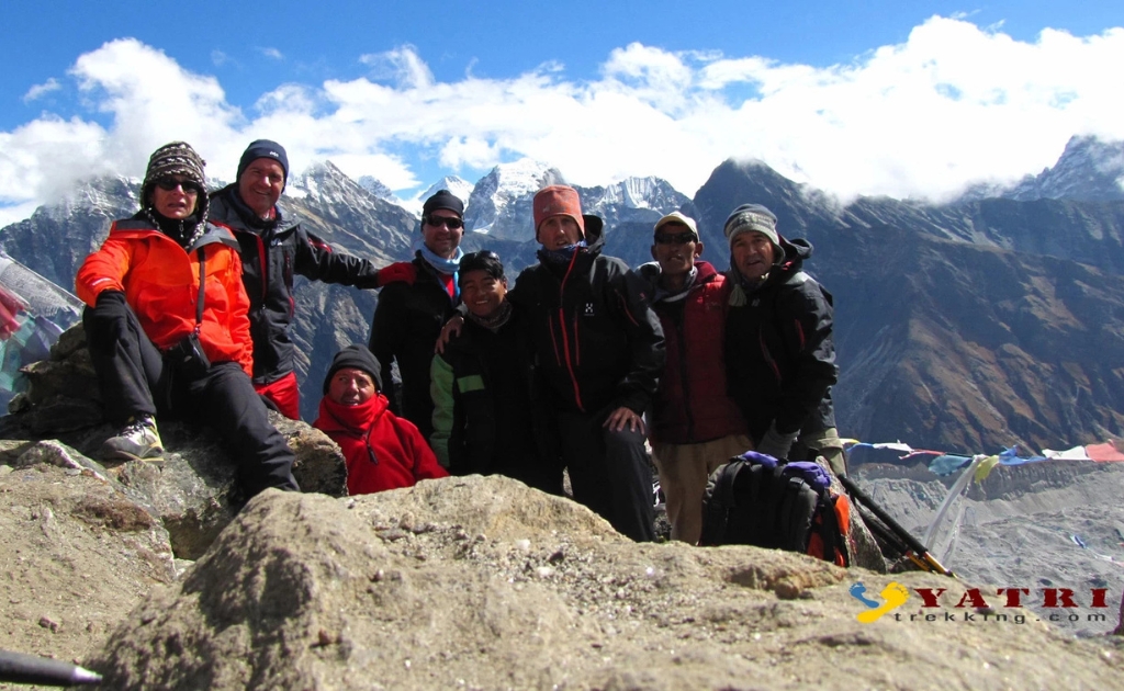 Everest Three High Passes Trek crossing Kongma La Cho La and Renjo La