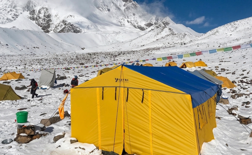 Tilicho Peak Base Camp in the Annapurna region of Nepal