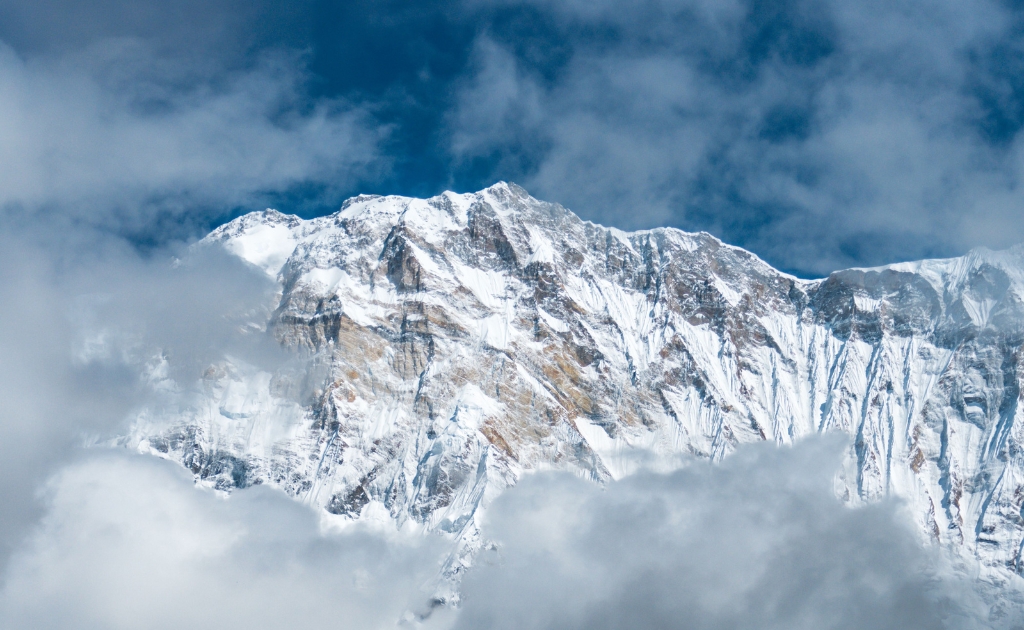 Annapurna I in Nepal, known as the Goddess of Nourishment