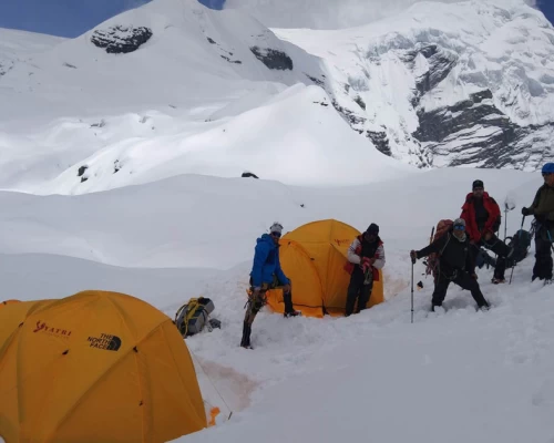 Chulu East Base Camp X