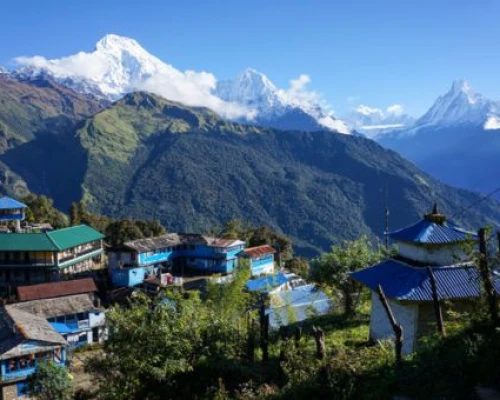 Ghandruk Village Mountain View